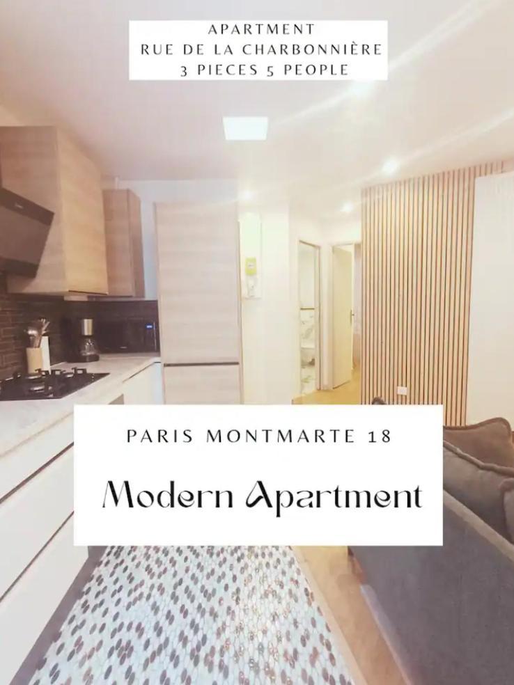 Apt Moderne 2 Chambres 5 Voyageurs Parijs Buitenkant foto
